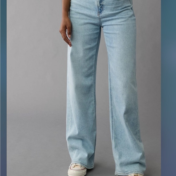 American Eagle Outfitters Dreamy Drape Baggy Jeans - Picture 2 of 11